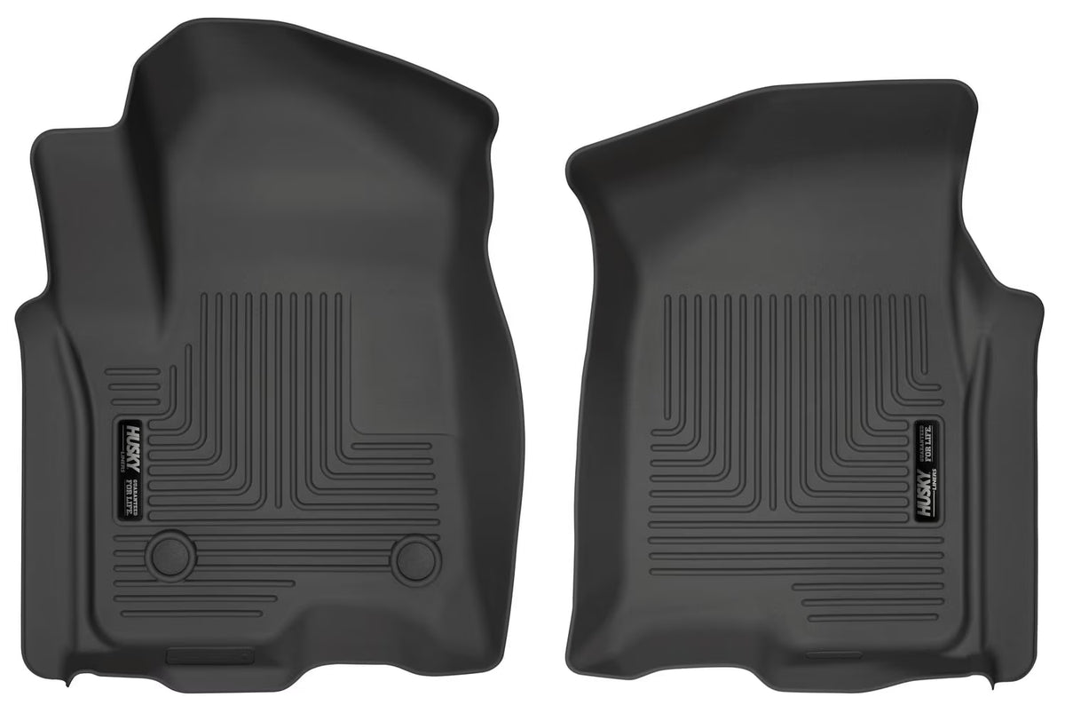 Black Front Row Floor Liners A265357