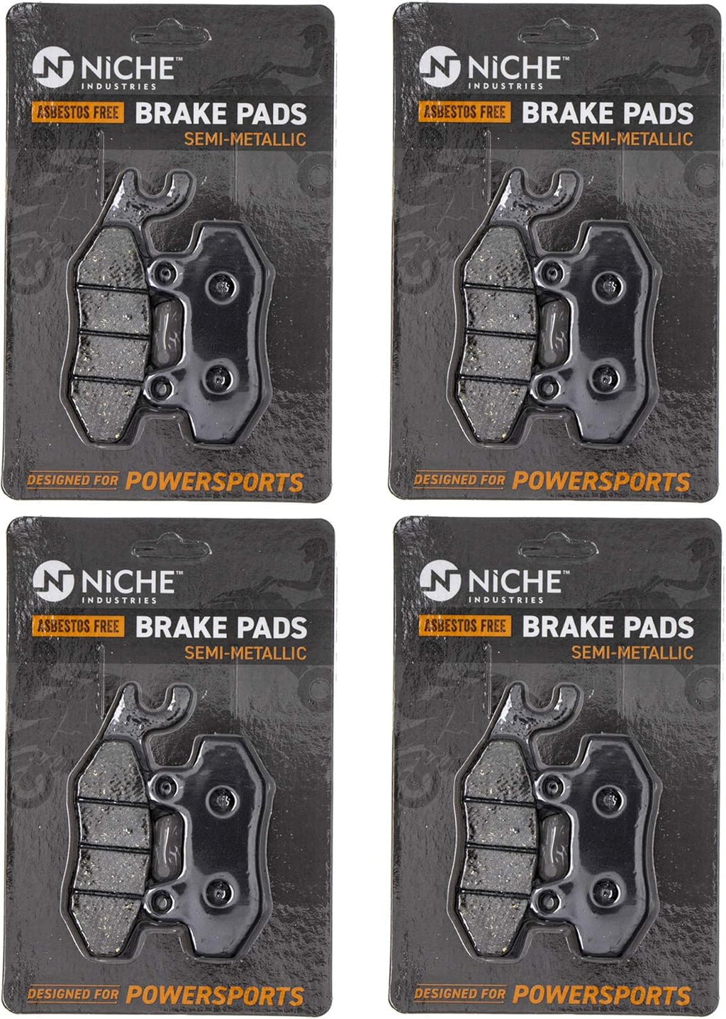 Semi-Metallic Brake Pad Set Front 4 Pack W5027