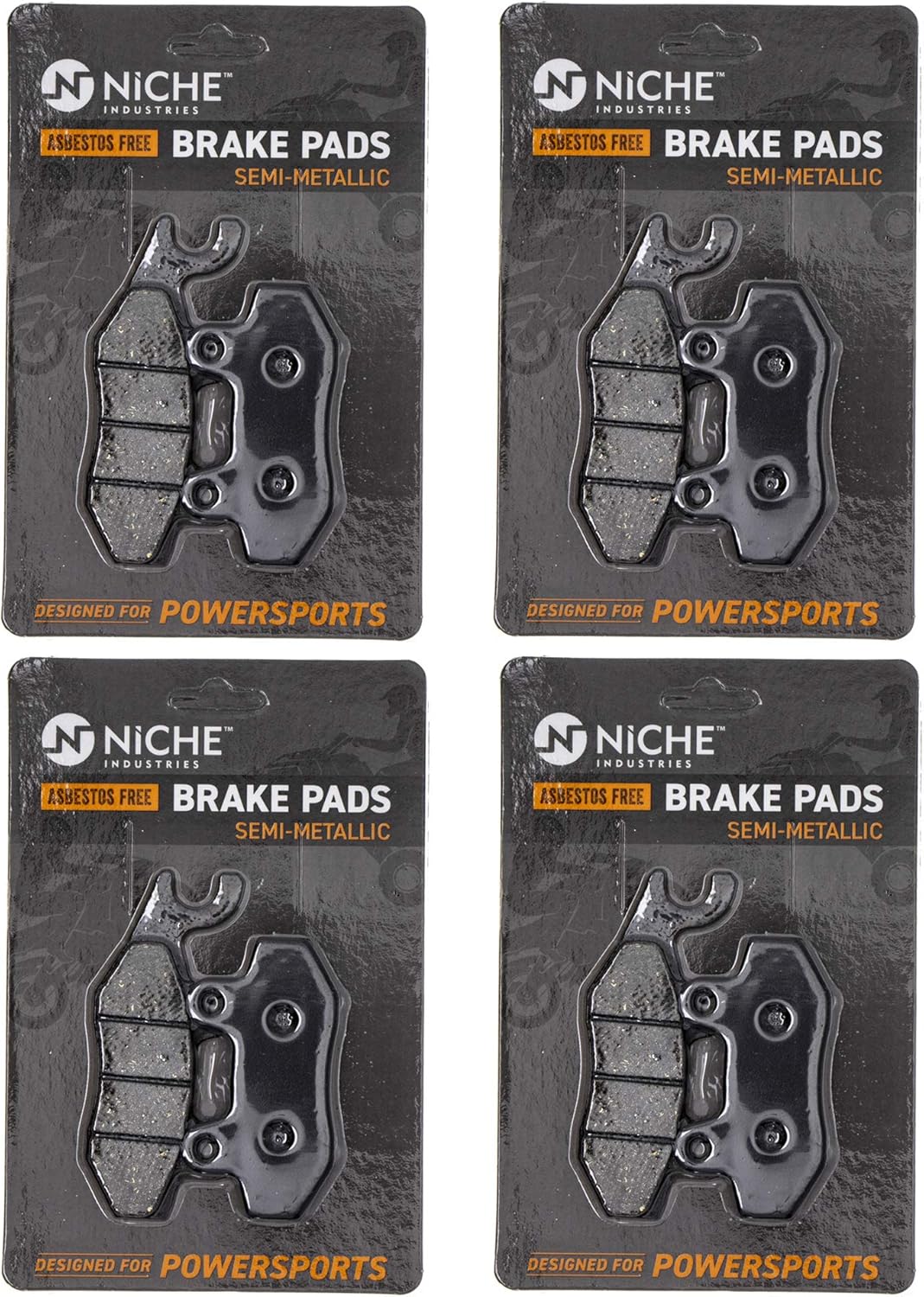 Semi-Metallic Brake Pad Set Front 4 Pack W5027