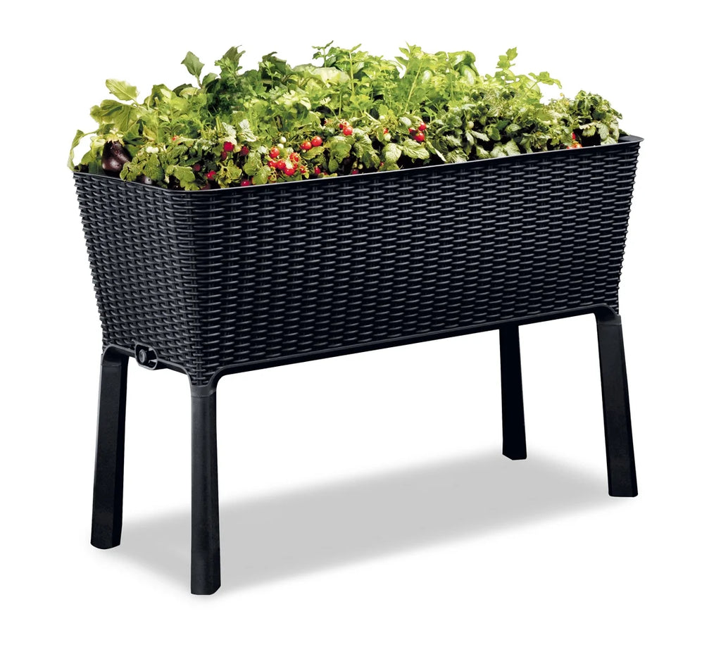 Raised Garden Bed with Self-Watering and Drainage System Z97242