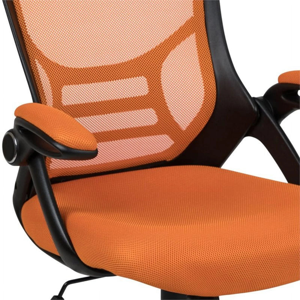 Orange Ergonomic Mesh Office Swivel Chair A8263