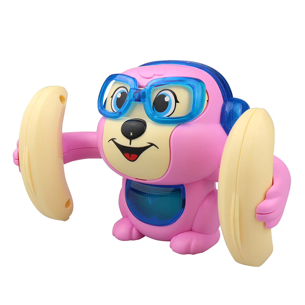 Pink Electric Rolling Monkey Toy K463566