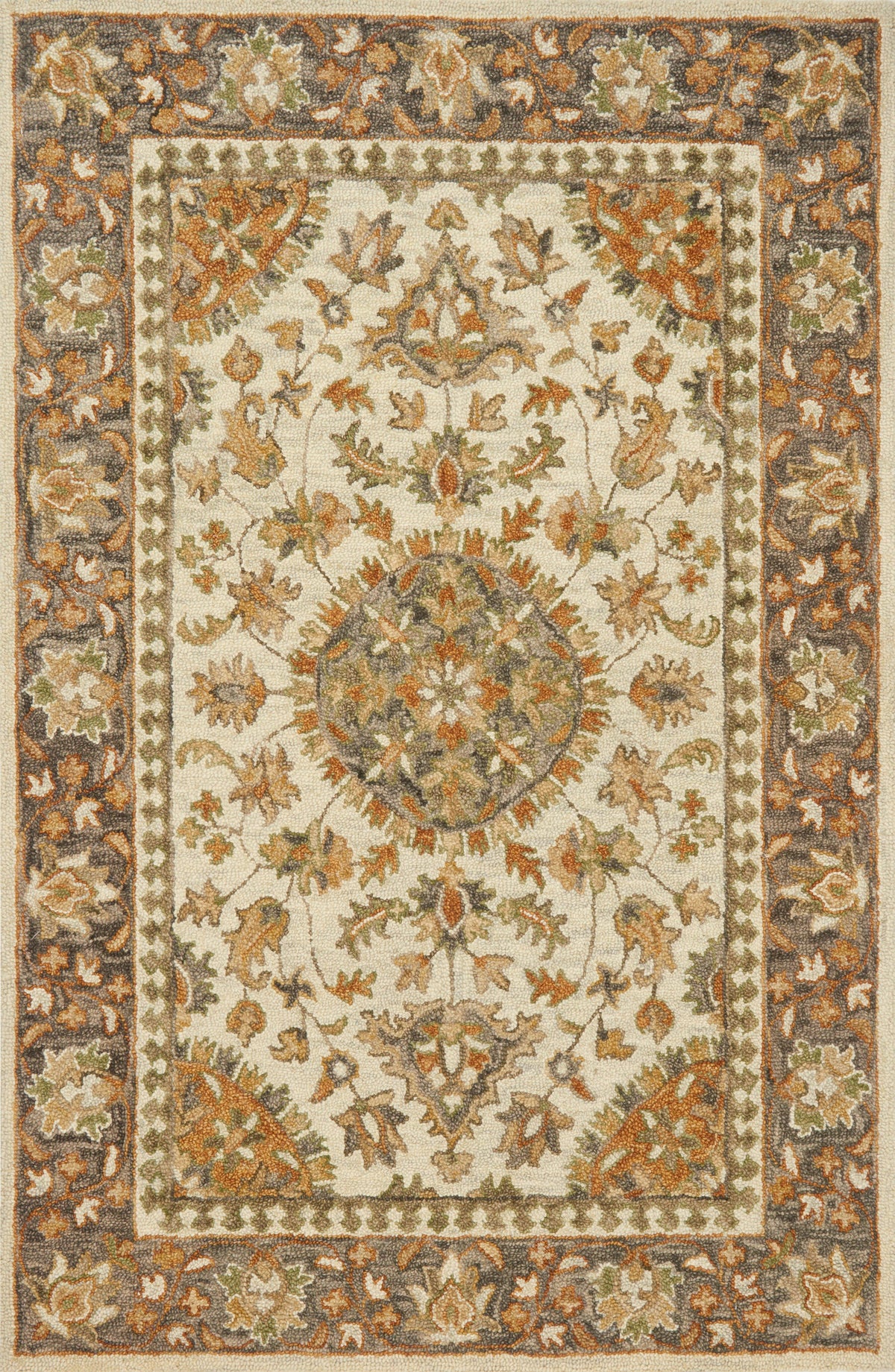 Ivory Charcoal Rug X474706
