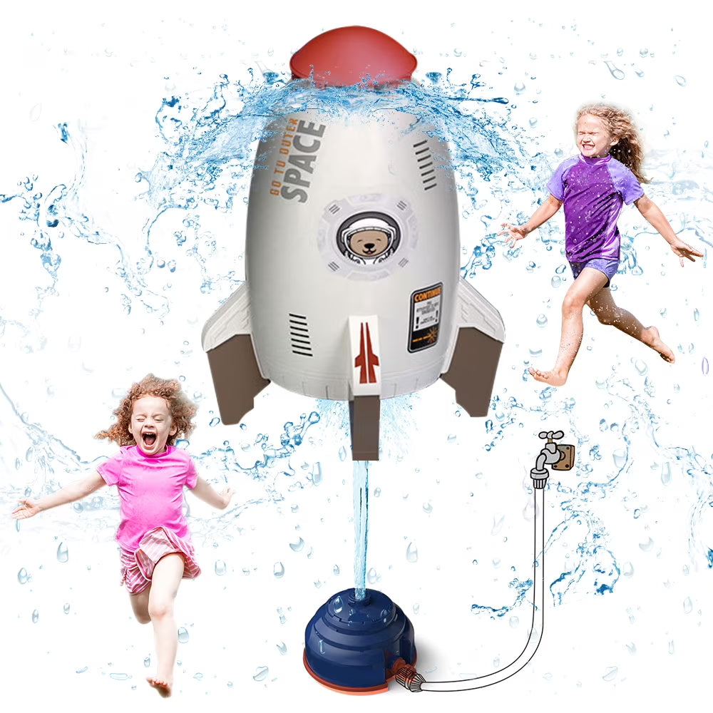 Rocket Sprinkler Toy Outdoor Water Spray G5447