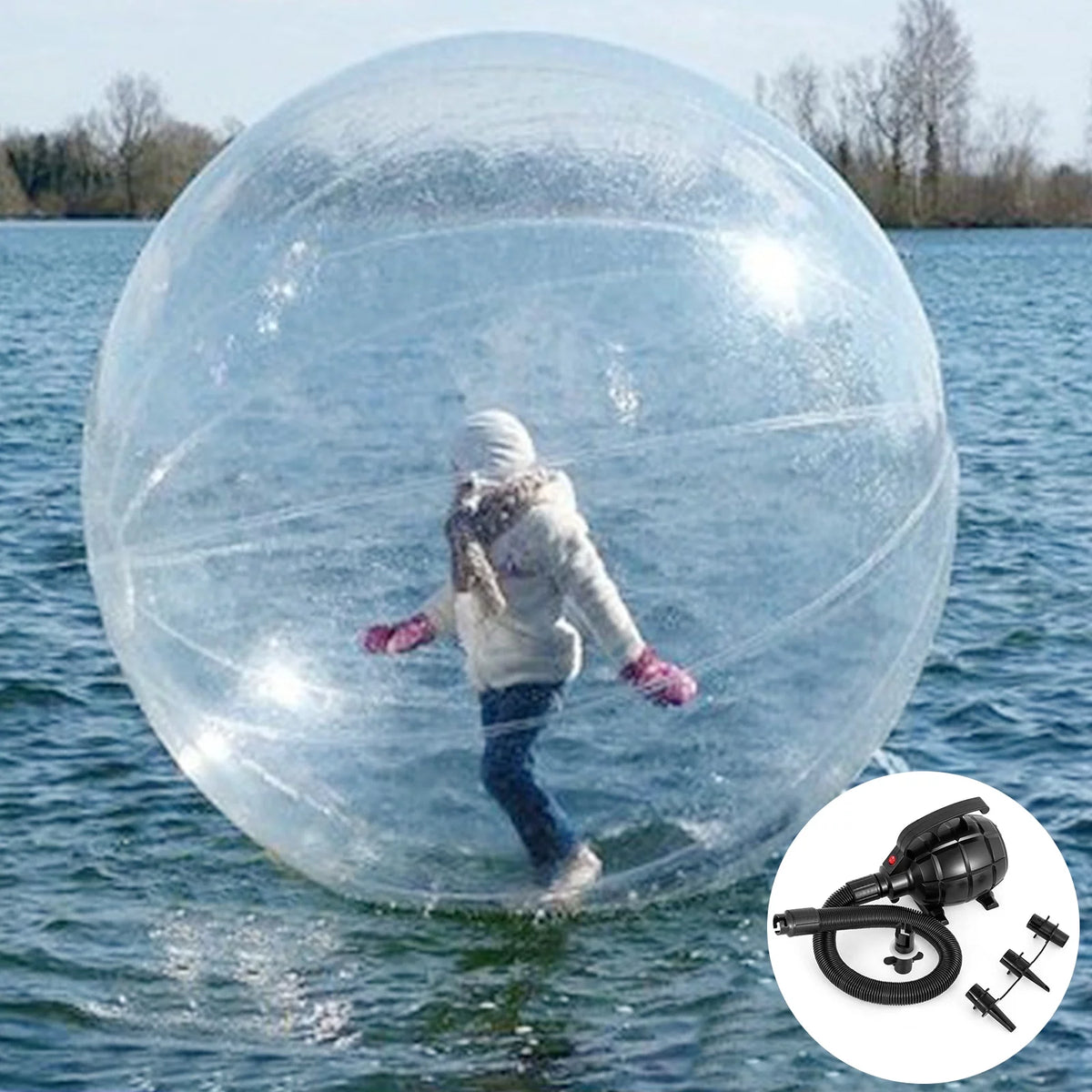 2M Inflatable Zorb Ball with PVC Zipper D237115