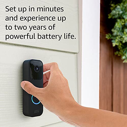 Black Video Doorbell with Sync Module 2 S66655