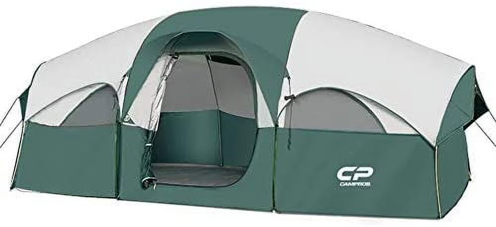 8 Person Weather Resistant Family Tent with Carry Bag F3759