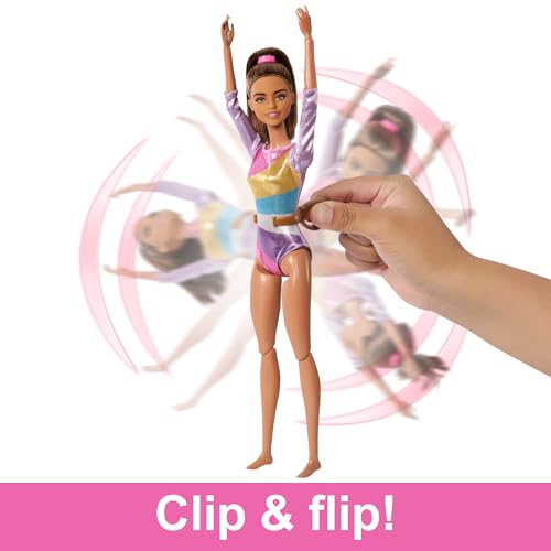 Blonde Gymnast Fashion Doll Playset with Balance Beam W792