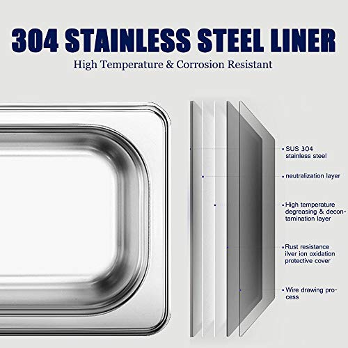 4.5L 180W Ultrasonic Cleaner with 304 Stainless Steel and Digital Timer Q5620