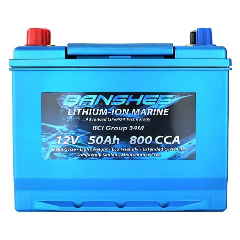 36V Lithium Deep Cycle Marine Battery Group 34 3 Pack J254793