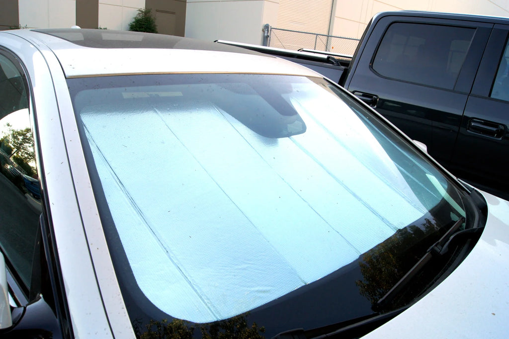 Silver and Grey Windshield Sun Shade for 2019-2022 Ford Edge J74838