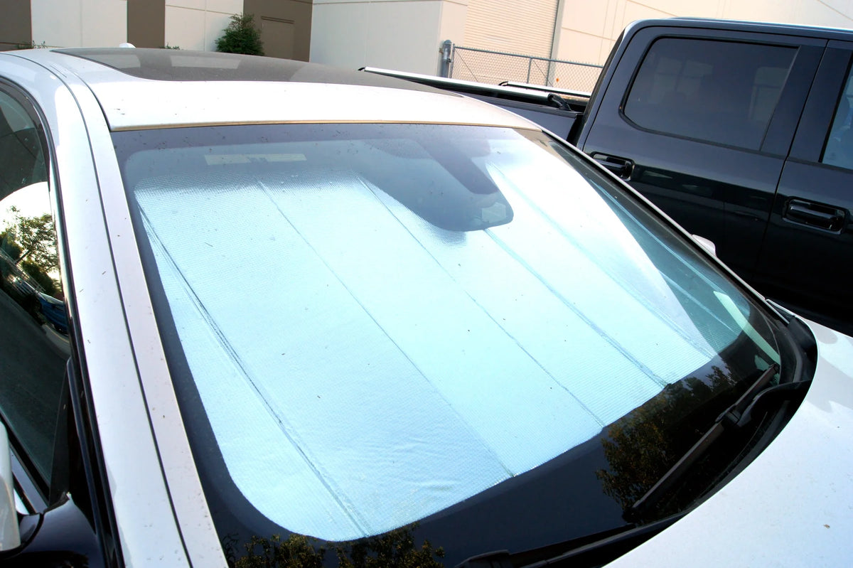 Silver and Grey Windshield Sun Shade for 2019-2022 Ford Edge J74838