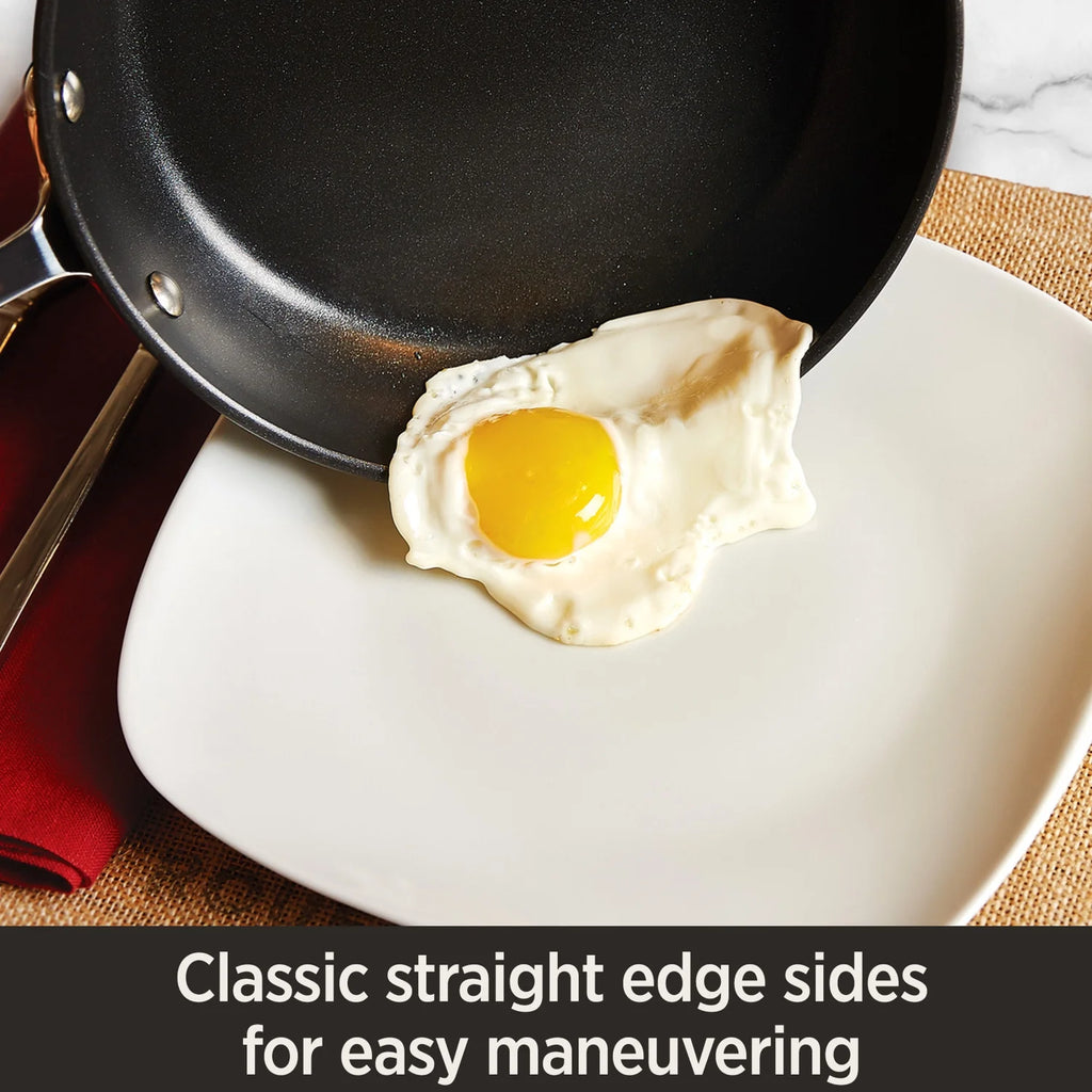 12-Inch Hard Anodized Nonstick Fry Pan with lid V936
