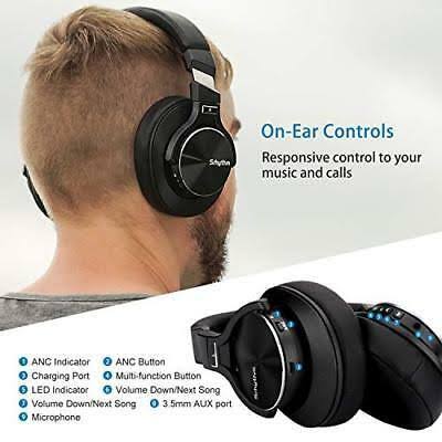 Active Noise Cancelling Bluetooth Headphones with Microphone X346