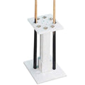 Freestanding Wooden Pool Cue Rack 8 Cue Capacity White T7875