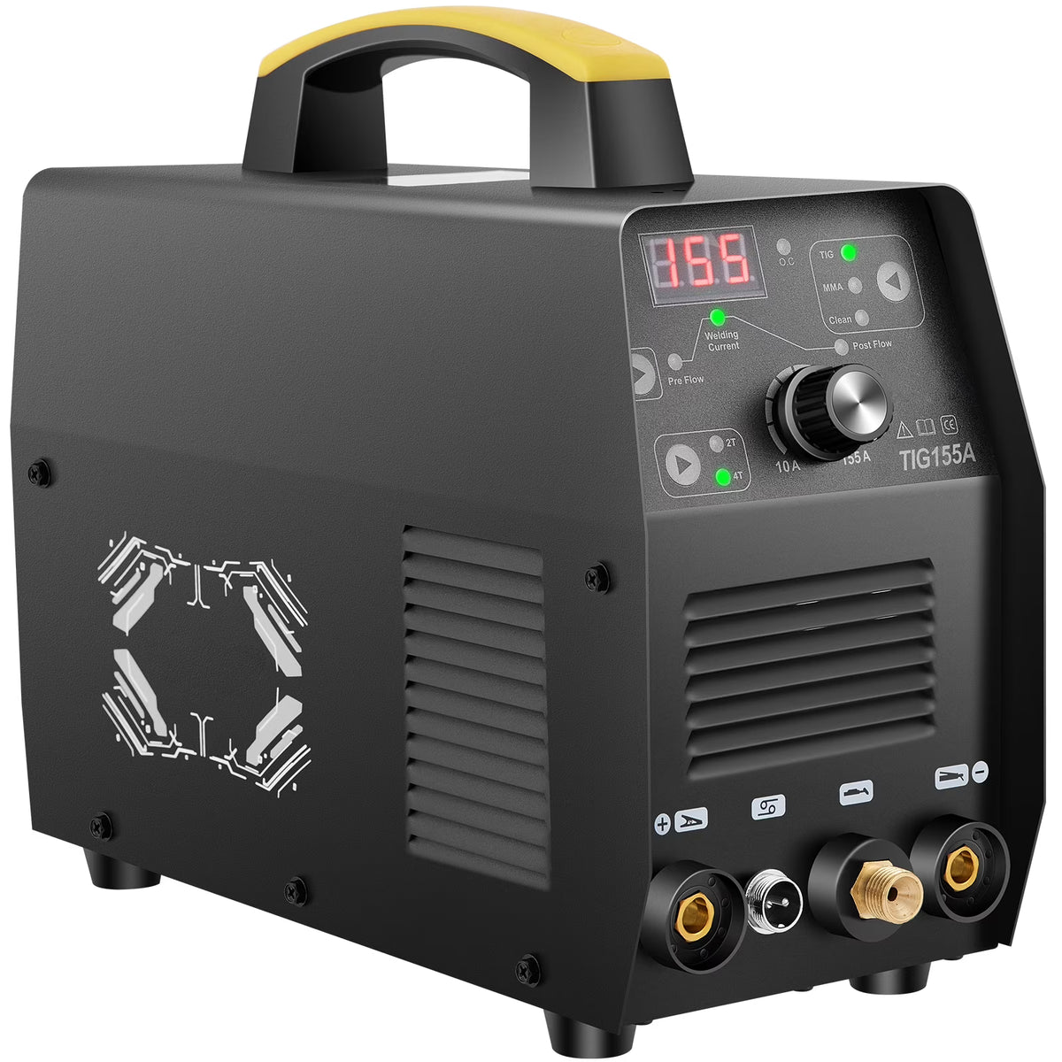155Amp 3 in 1 TIG Welder, 110V High Frequency TIG/Stick/Clean Welding Machine O452944