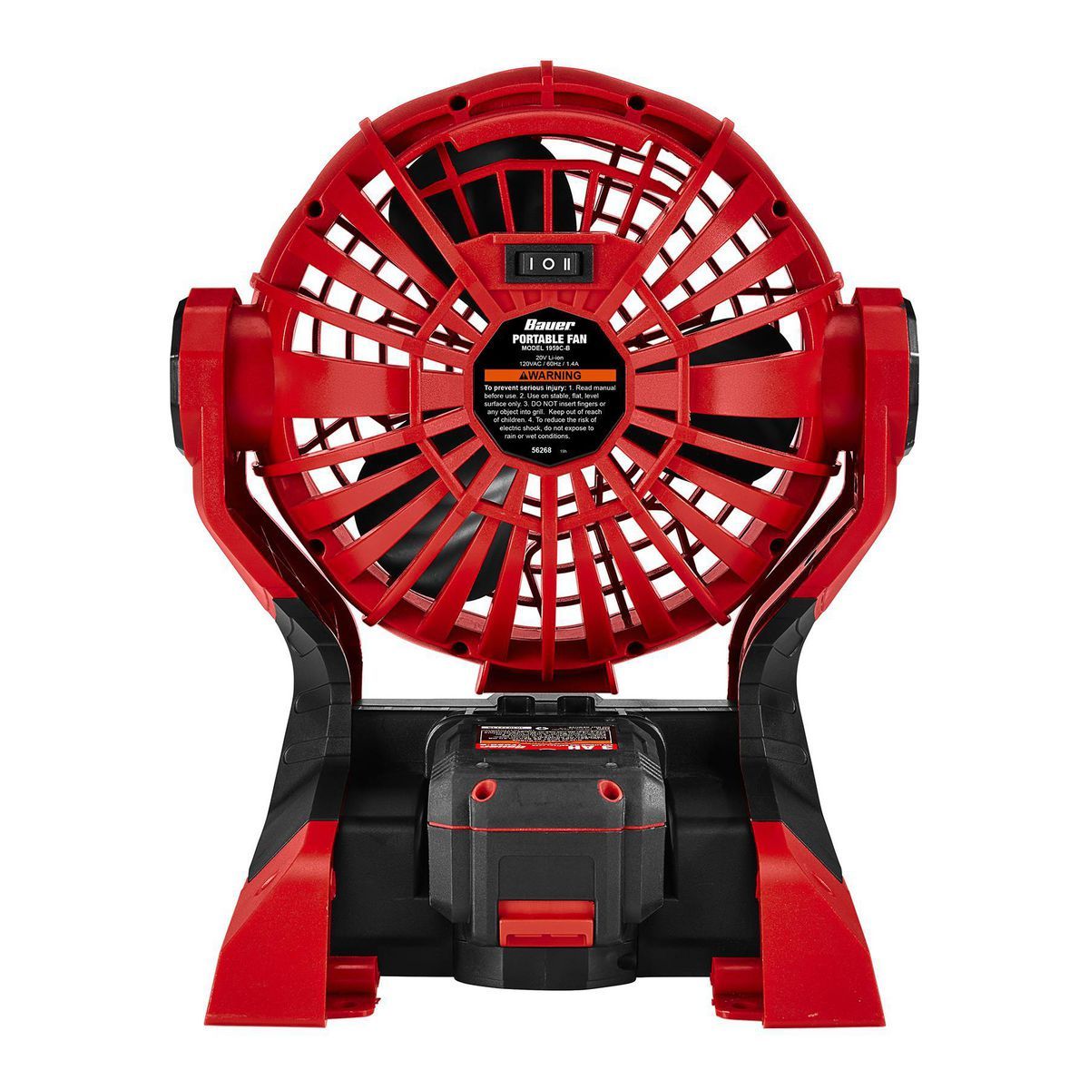 Cordless Dual Power Fan E283