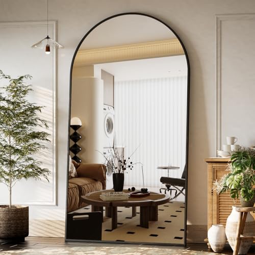 Black Arch Full Length Floor Mirror F58118