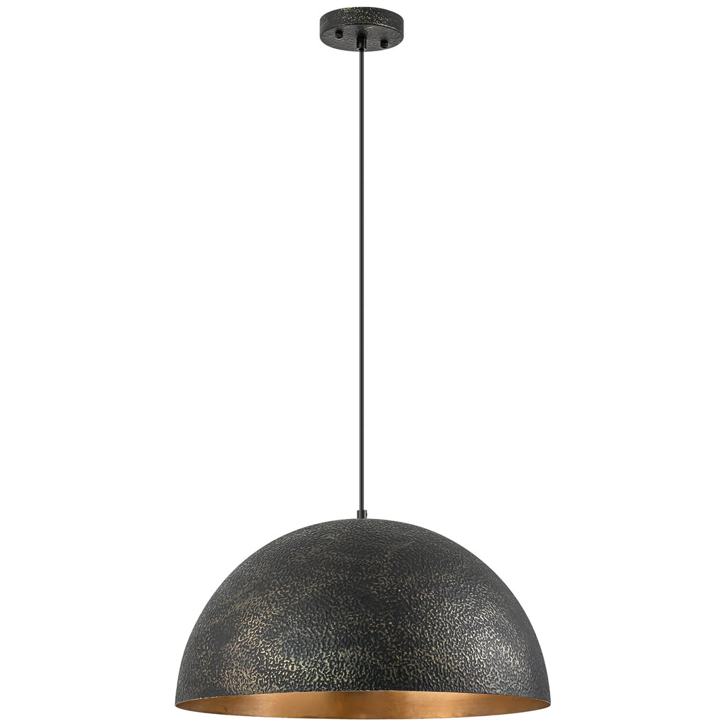 1-Light Dimmable Dome Kitchen Island Pendant E115