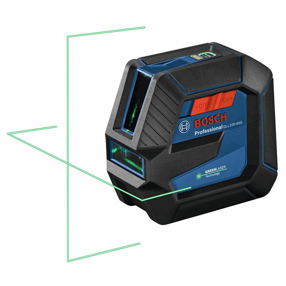 Reconditioned 100 ft. Green Self-Leveling Cross-Line Laser Level H921653