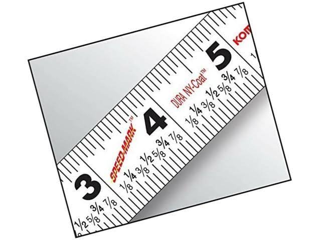 25 ft x 1 in White Speed Mark Tape Measure 4-Pack X512443