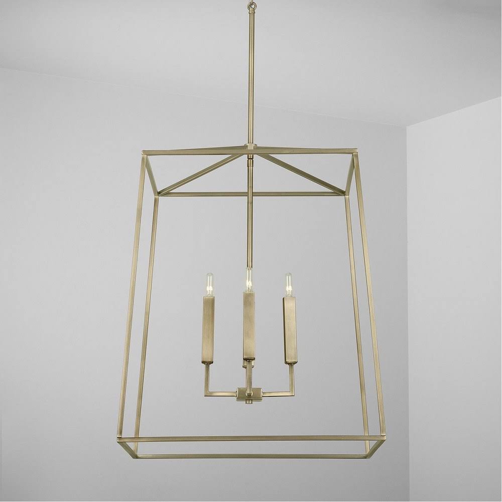 Polished Nickel 4 Light Foyer G4259
