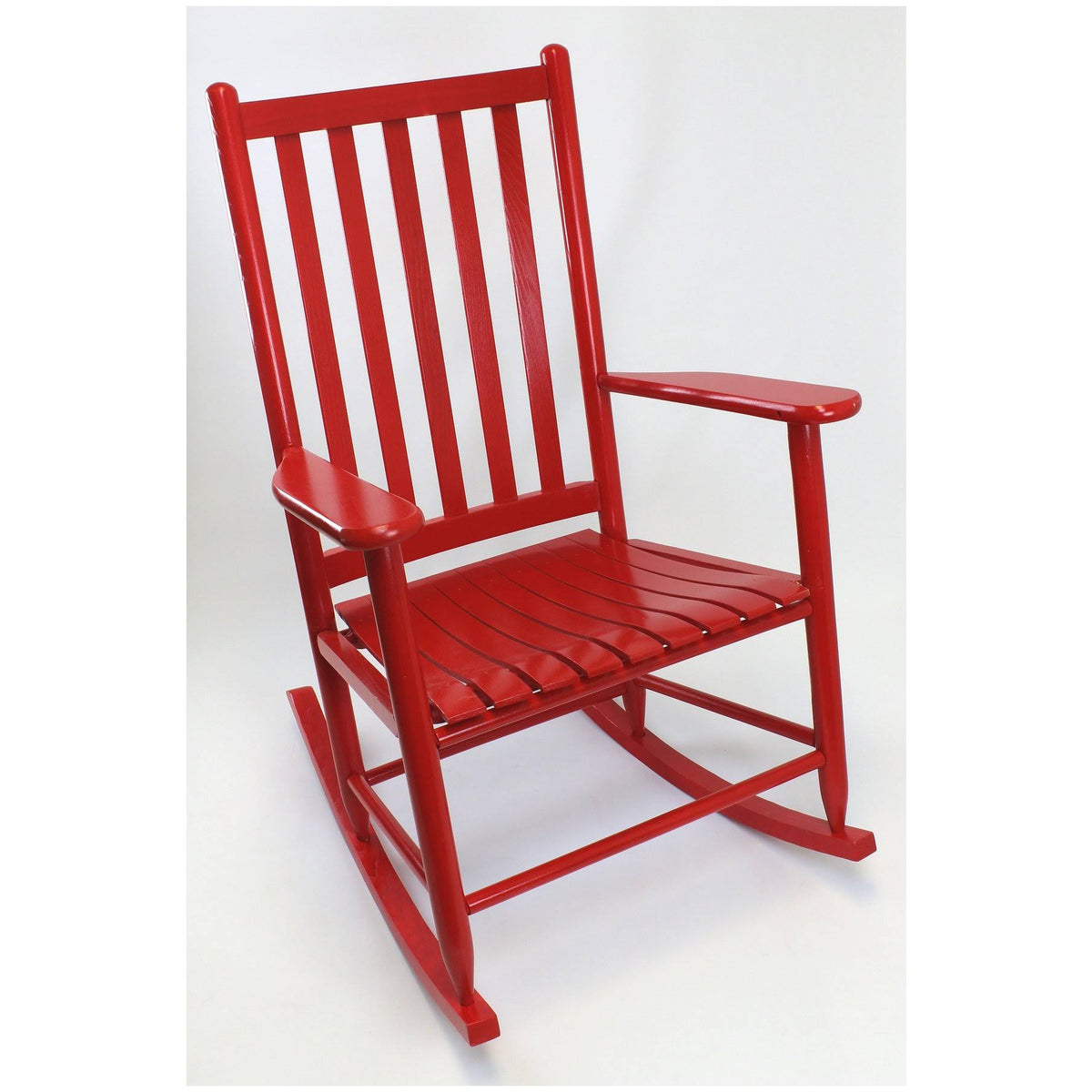 Red Wood Adult Rocking Chair T6755