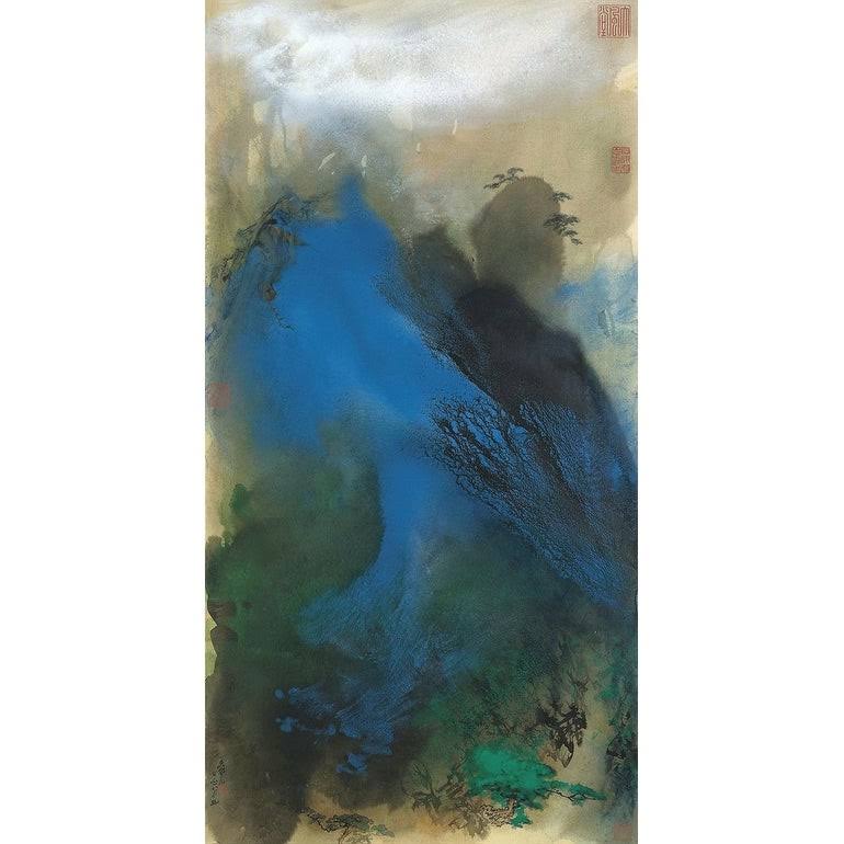 Giclee Print Chinese Painting Silver Frame K618