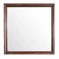 38 in. x 38 in. Cappuccino Wood Framed Dresser Mirror S7777