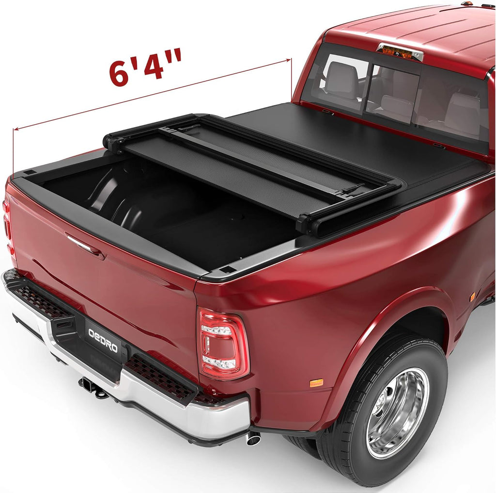 Soft Roll Up Truck Bed Tonneau Cover for 6.4 Ft Bed O371574
