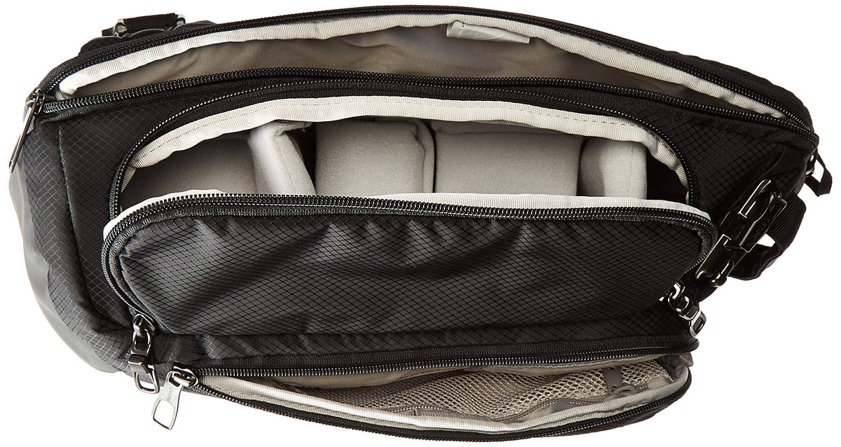 Black Anti-Theft Camera Sling Pack V4040
