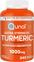 Turmeric Curcumin 1000mg Capsules 240 Count I76206