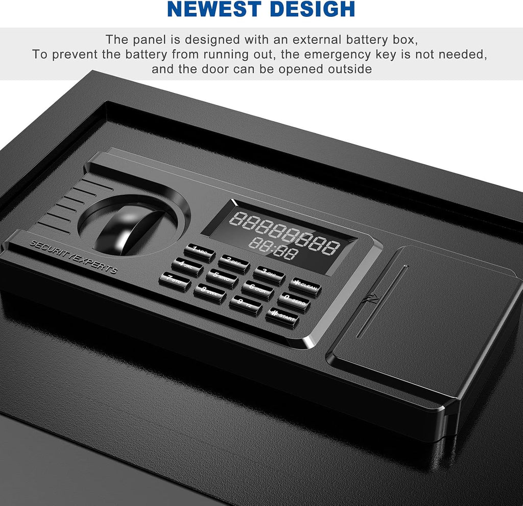 Small Steel Safe Box with LCD Digital Screen Y916193