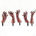 5 Pack Halloween Zombie Arm Yard Stakes H8896