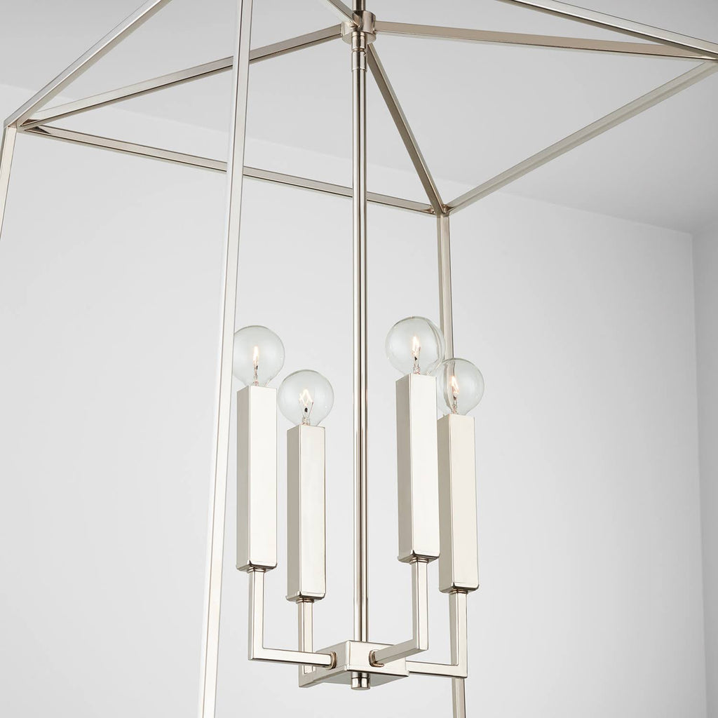 Polished Nickel 4 Light Foyer G4259