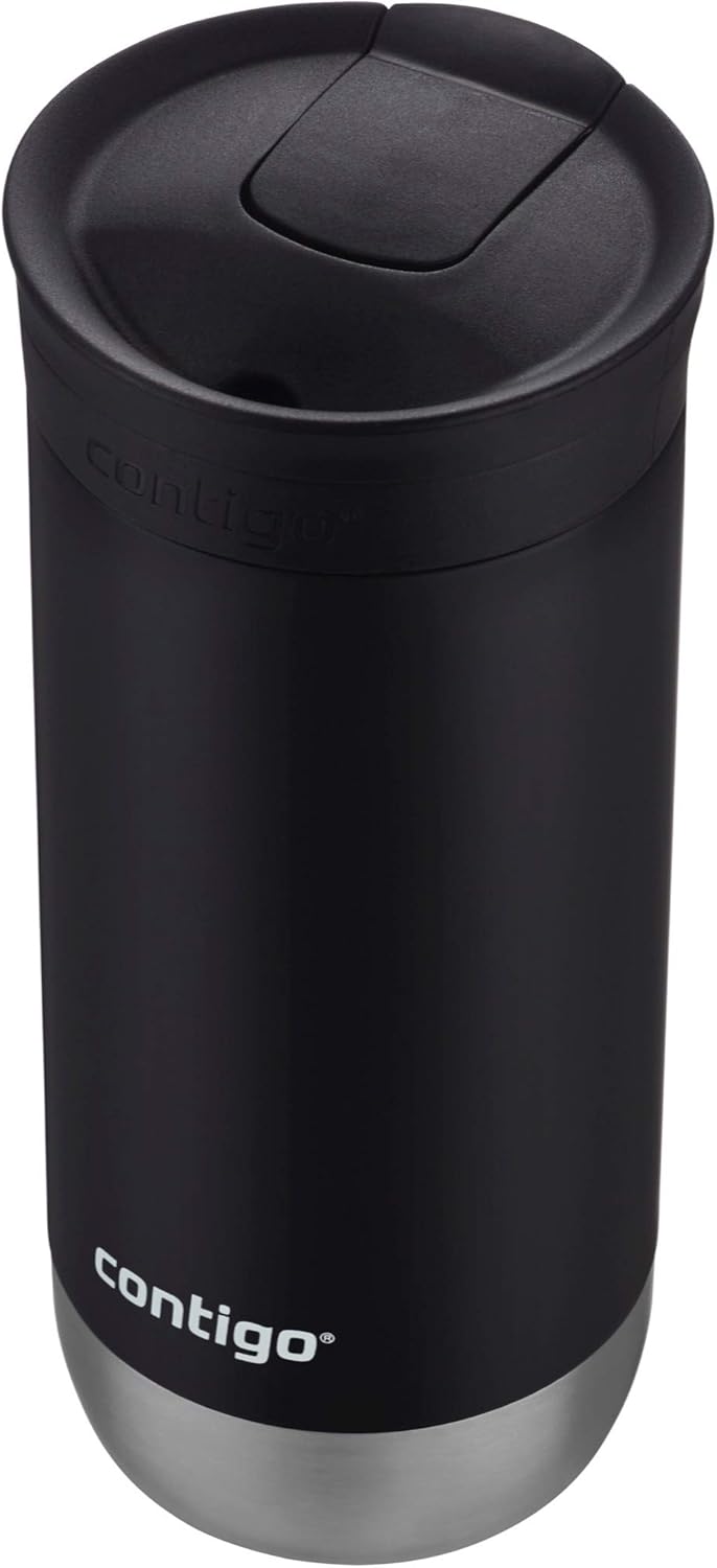 16oz Vacuum Insulated Stainless Steel Travel Mugs with Leak-Proof Lids X871