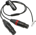 XLR 3 Pin Female to 5 Pin Male Right Angle Audio Input Cable M60779