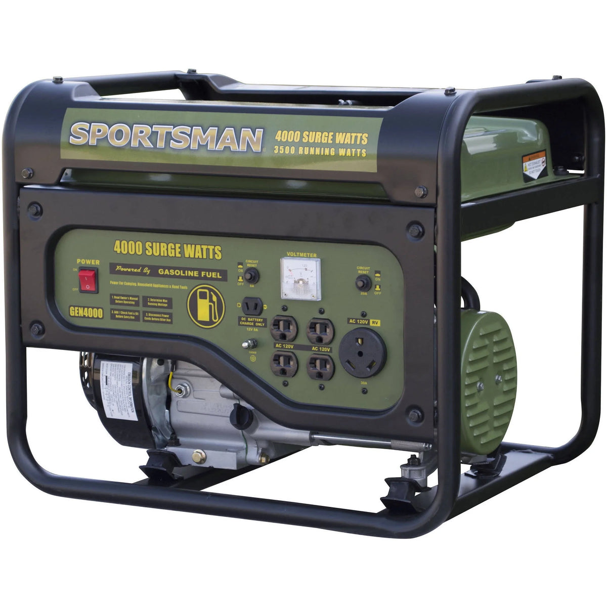 4000W Portable Gasoline Generator W107