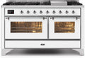 White Dual Fuel Natural Gas Range Z1687