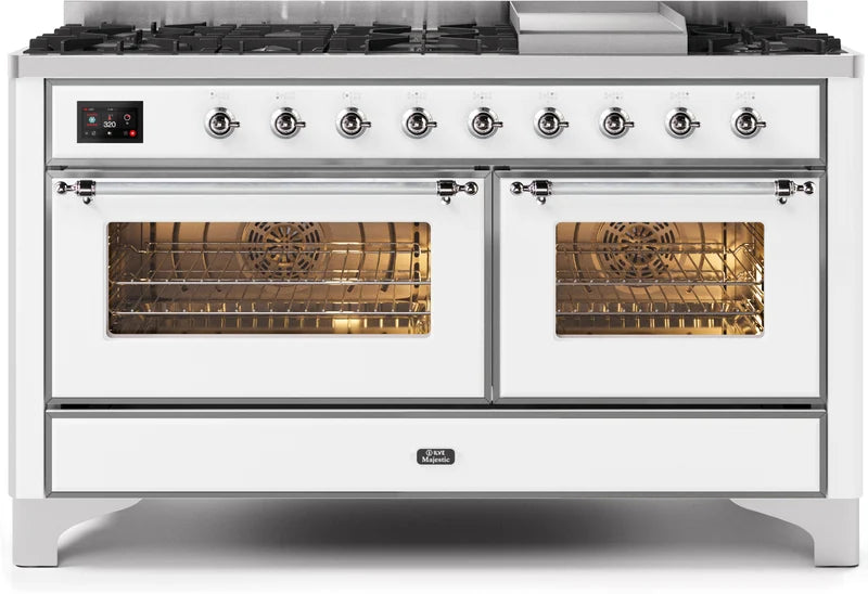 White Dual Fuel Natural Gas Range Z1687