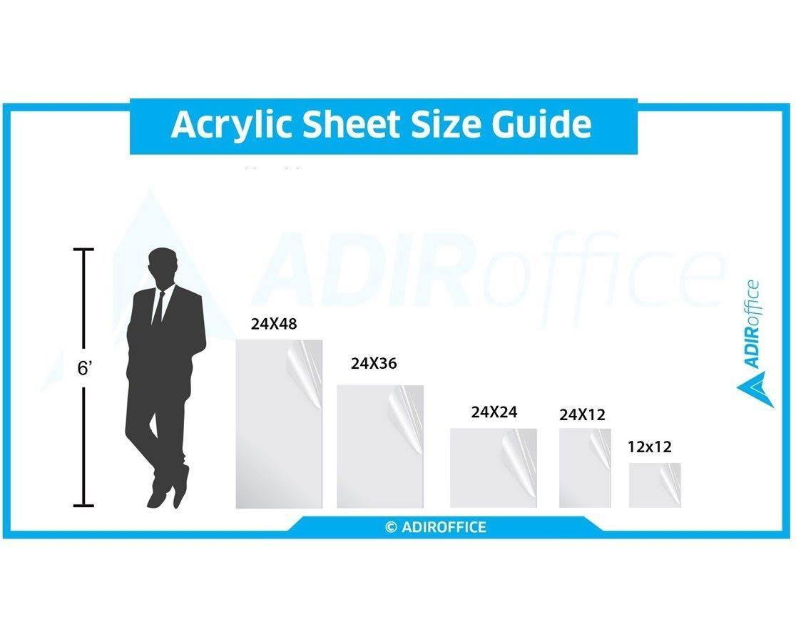 Clear Plexiglass Acrylic Sheet (3-Pack) V58754