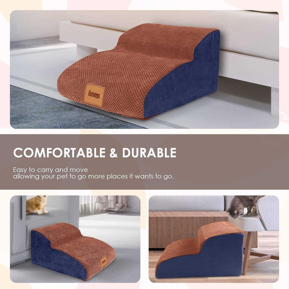 2-Step 30D Foam Dog Stairs H72714