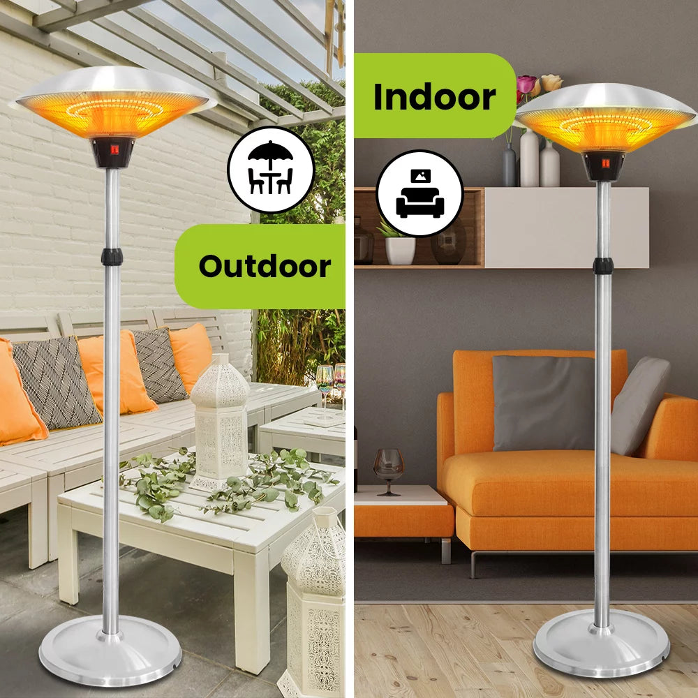 1500W Stainless Steel Patio Electric Heater Q29139