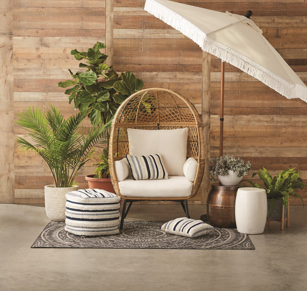 Wicker Egg Chair K11639