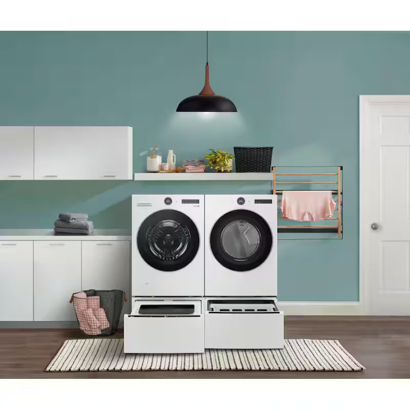 Laundry Pedestal Washer with Slim DD Motor in White S42284