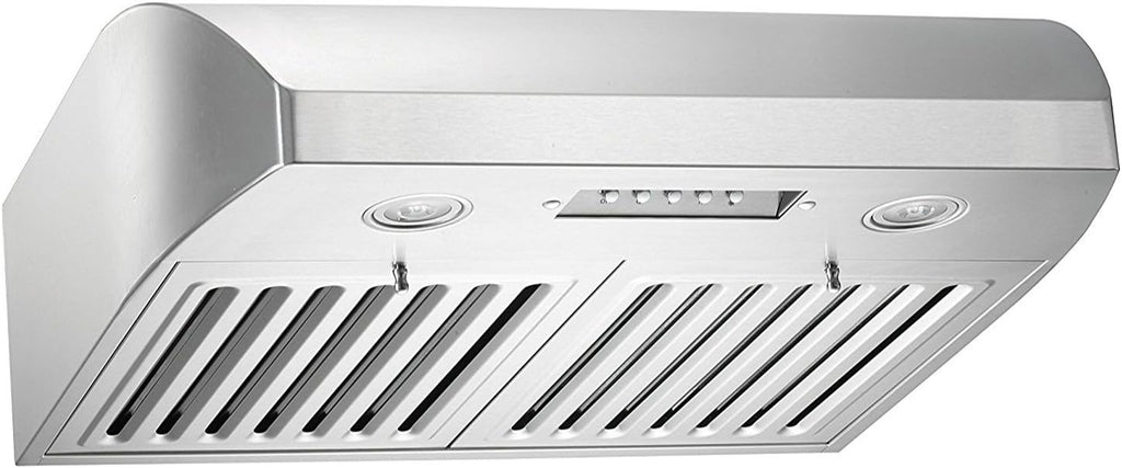 Under Cabinet Range Hood, 3-Speed, 680 CFM, LED Lights, Baffle Filters Q433