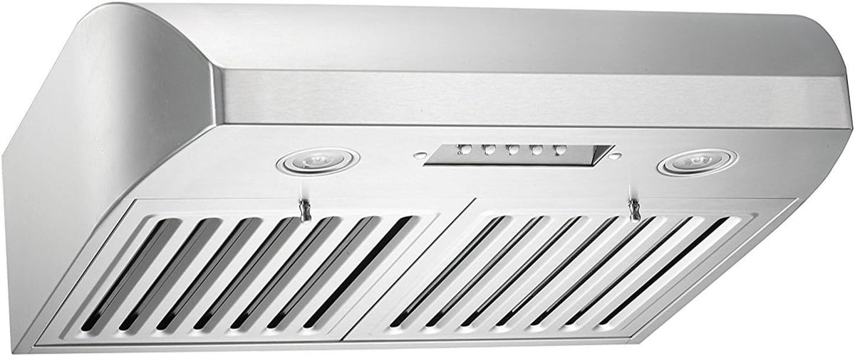 Under Cabinet Range Hood, 3-Speed, 680 CFM, LED Lights, Baffle Filters Q433