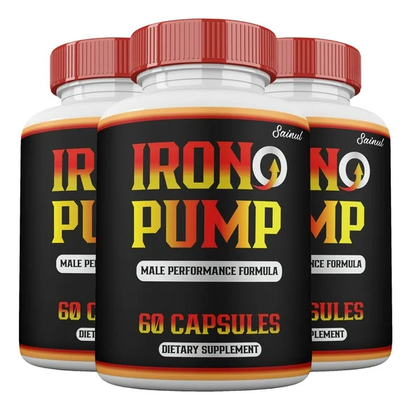 Iron Pump Blood Capsules for Men 3 Pack T452