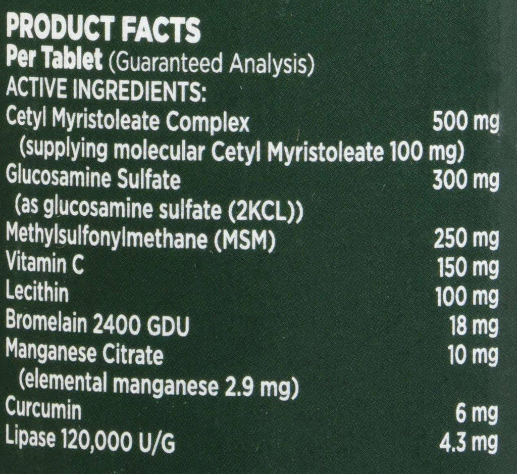 120 Tabs Canine Joint Formula O939