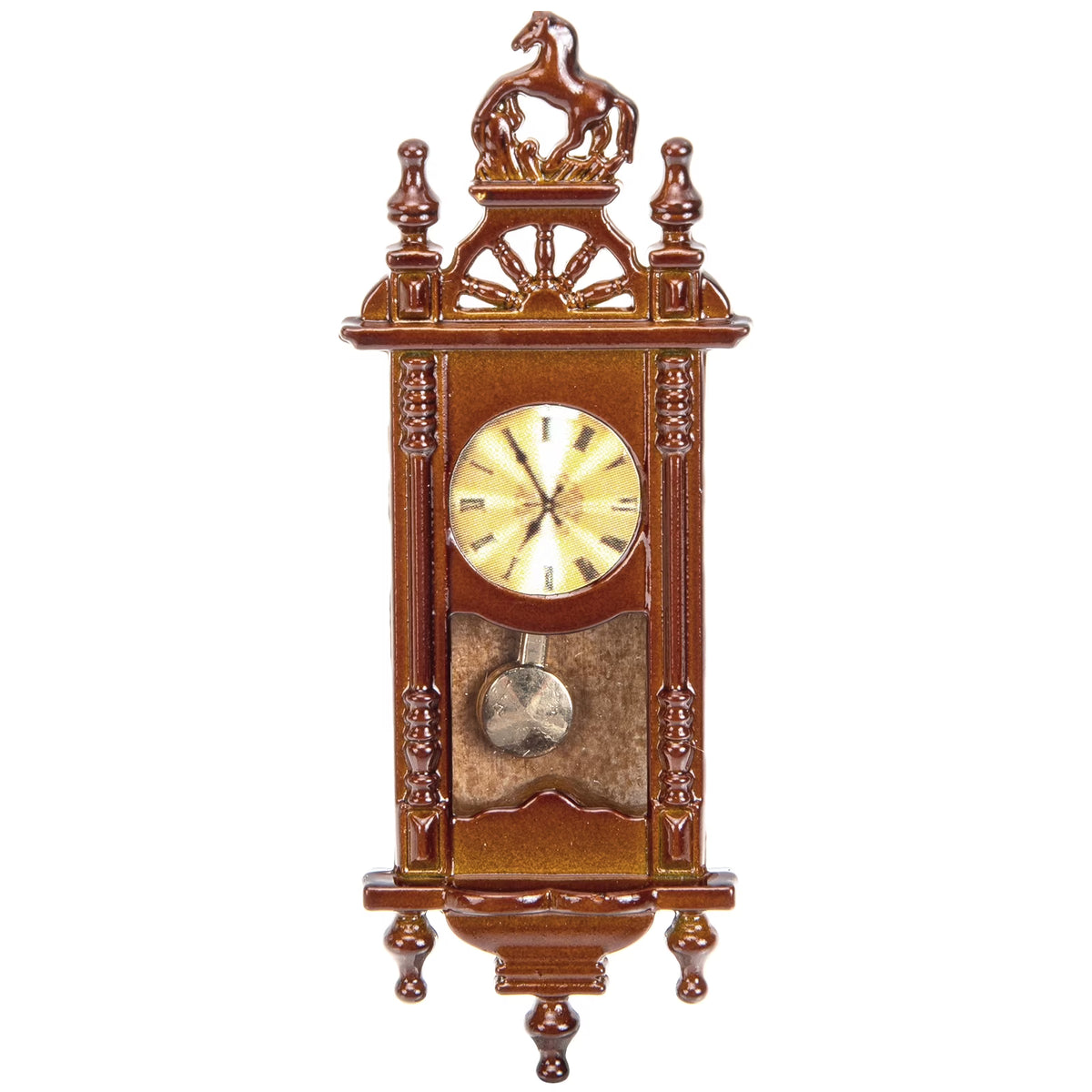 Metal Dollhouse Hanging Clock Toy Doll Furniture X13831